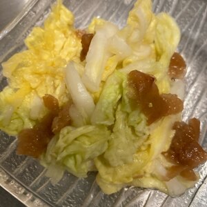 白菜と梅干しの和え物